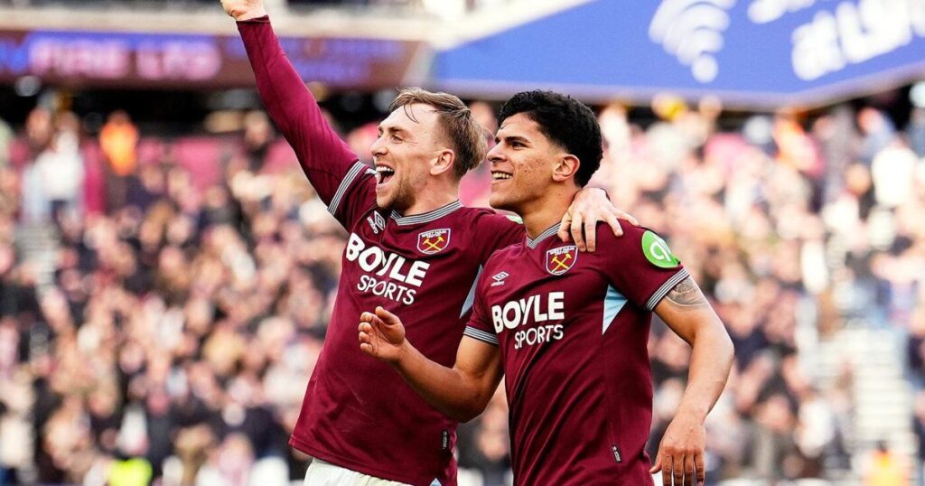 West Ham beats Sunderland for back-to-back wins in Premier League survival bid