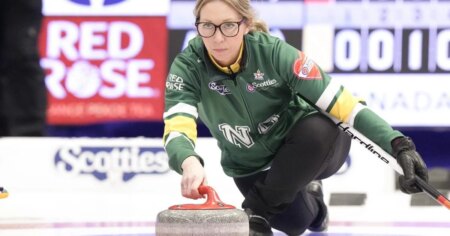 Scharf steals two in 10th for 7-4 win over Skrlik at Scotties Tournament of Hearts Scharf steals two in 10th for 7-4 win over Skrlik at Scotties Tournament of Hearts