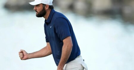 Si Koo Kim leads American Express with Scheffler and teenager Brown one shot back Si Koo Kim leads American Express with Scheffler and teenager Brown one shot back