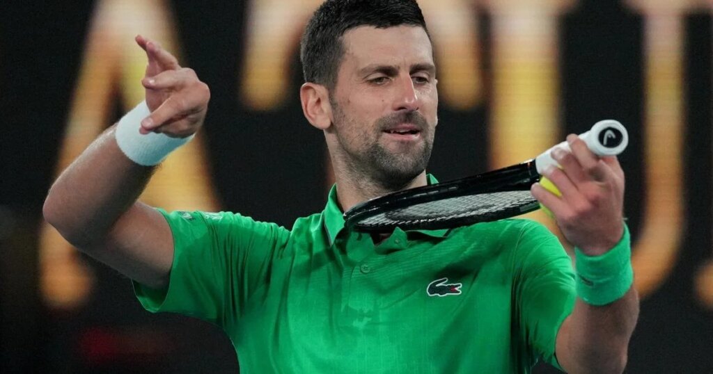 Novak Djokovic advances to Australian Open quarterfinals on a walkover after Jakub Mensik withdraws