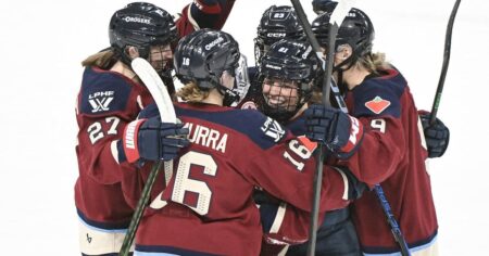 Maureen Murphy surging offensivelt for Montreal Victoire Maureen Murphy surging offensivelt for Montreal Victoire