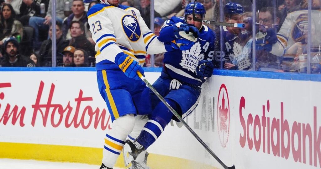 Dahlin’s first hat trick leads Buffalo Sabres over slumping Toronto Maple Leafs 7-4