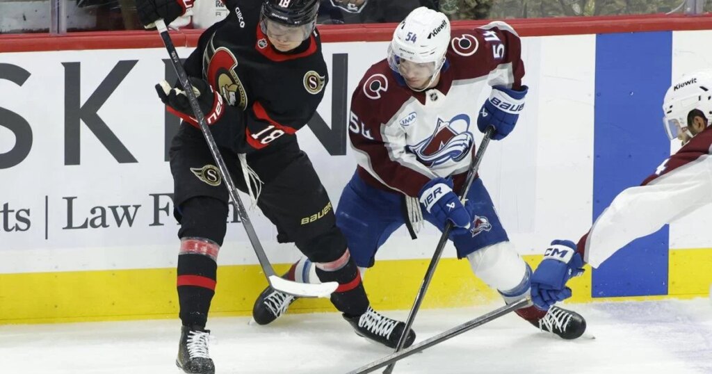 Senators hand league-leading Avalanche third loss in four games with 5-2 victory