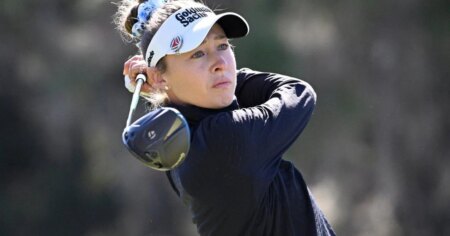 Korda has 64 to take lead in LPGA opener, Henderson surges into contention Korda has 64 to take lead in LPGA opener, Henderson surges into contention