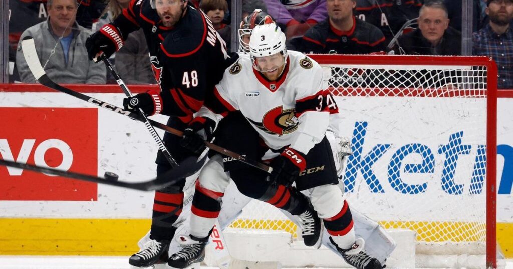 Jordan Staal’s late goal lifts Hurricanes past Senators 4-3