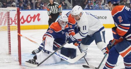 Maccelli scores two, Toronto Maple Leafs dump Edmonton Oilers 5-2 Maccelli scores two, Toronto Maple Leafs dump Edmonton Oilers 5-2