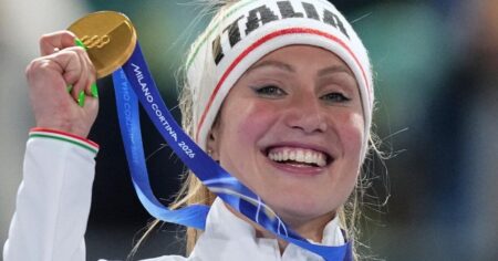 Italians collect medals on a feel-good first day for the hosts at the Milan Cortina Olympics Italians collect medals on a feel-good first day for the hosts at the Milan Cortina Olympics