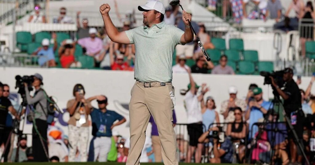 Gotterup wins Phoenix Open on first playoff hole as Matsuyama limps to the finish