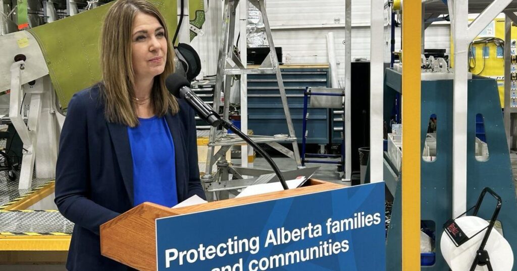 Alberta Premier Danielle Smith to address province in pre-budget TV broadcast