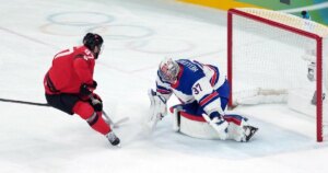 Jets rave about goaltender Connor Hellebuyck’s gold-medal game outing for U.S.