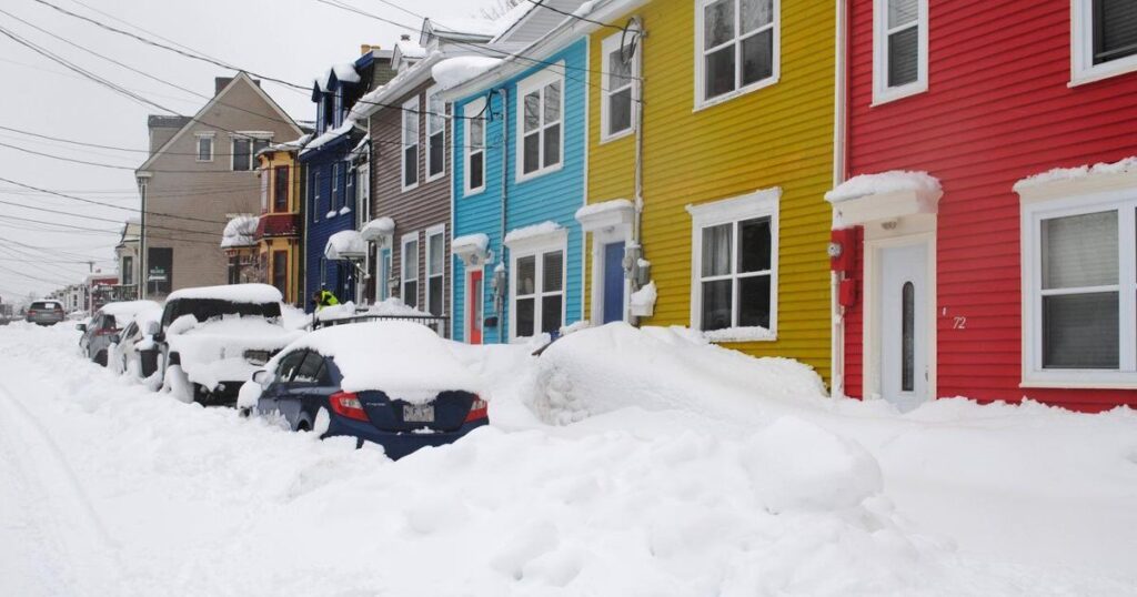 Winter storm batters Atlantic Canada