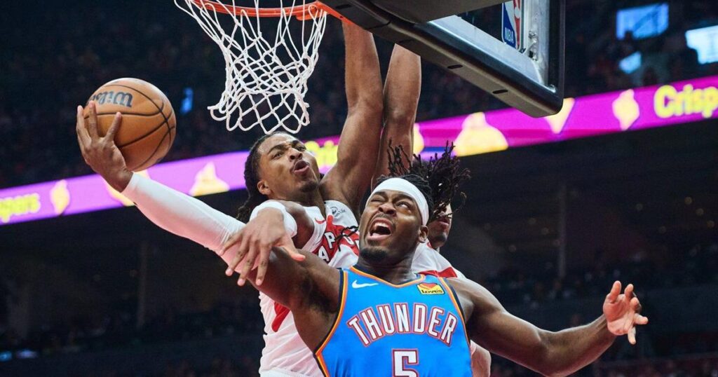Wallace leads Thunder past Raptors 116-107; Gilgeous-Alexander misses hometown game