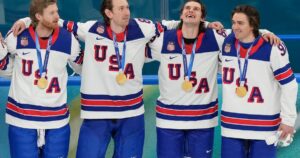 ‘No place I’d rather be’: Jets forward Kyle Connor back at work after Olympic victory
