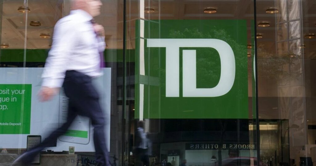 TD reports .04B Q1 profit, up from .79B a year earlier