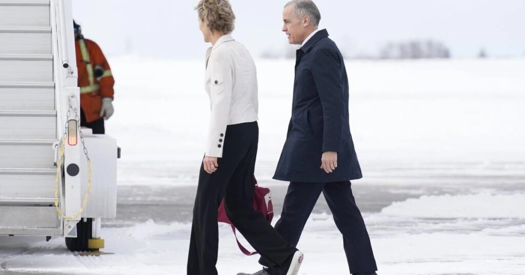 In the news today: Carney in India, Alberta budget, GDP