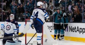 NHL roundup: Misa scores in OT as Sharks ground Jets 2-1 NHL roundup: Misa scores in OT as Sharks ground Jets 2-1
