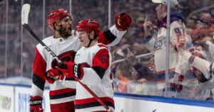 Surging Hurricanes shut down Oilers 6-3 with ‘full team effort’ on the road