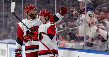 Surging Hurricanes shut down Oilers 6-3 with ‘full team effort’ on the road Surging Hurricanes shut down Oilers 6-3 with ‘full team effort’ on the road