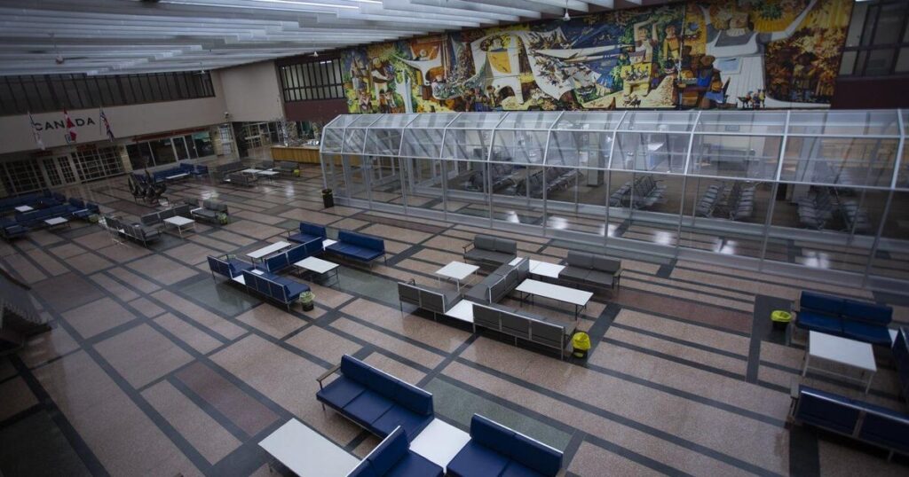 Mid-century modern airport lounge in central Newfoundland gets heritage designation