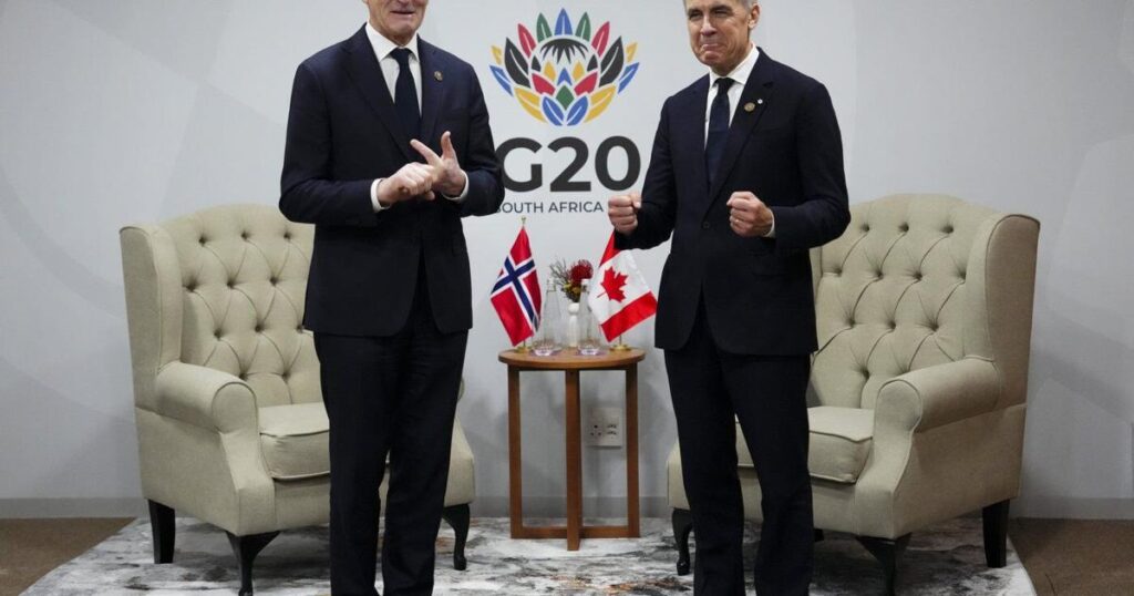 ‘We’re ready to defend the Arctic,’ Carney says alongside German, Norwegian leaders