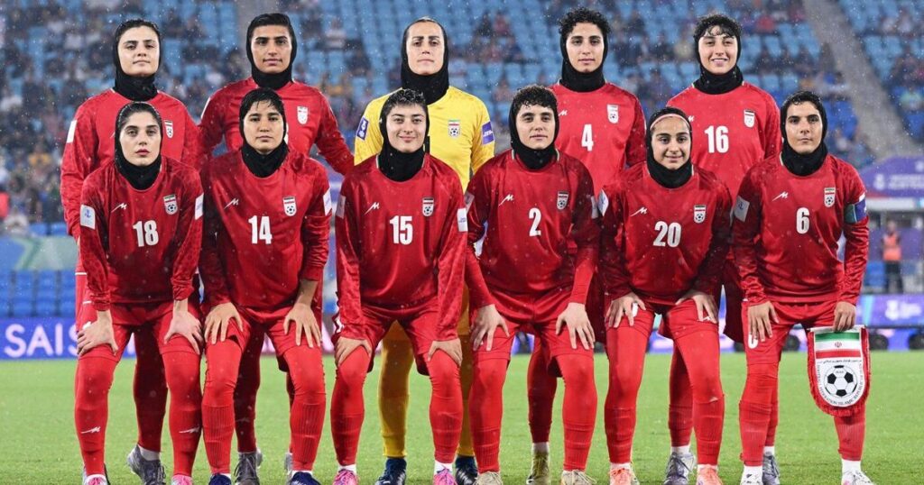 Iran women’s soccer team greeted with a welcome ceremony in Tehran