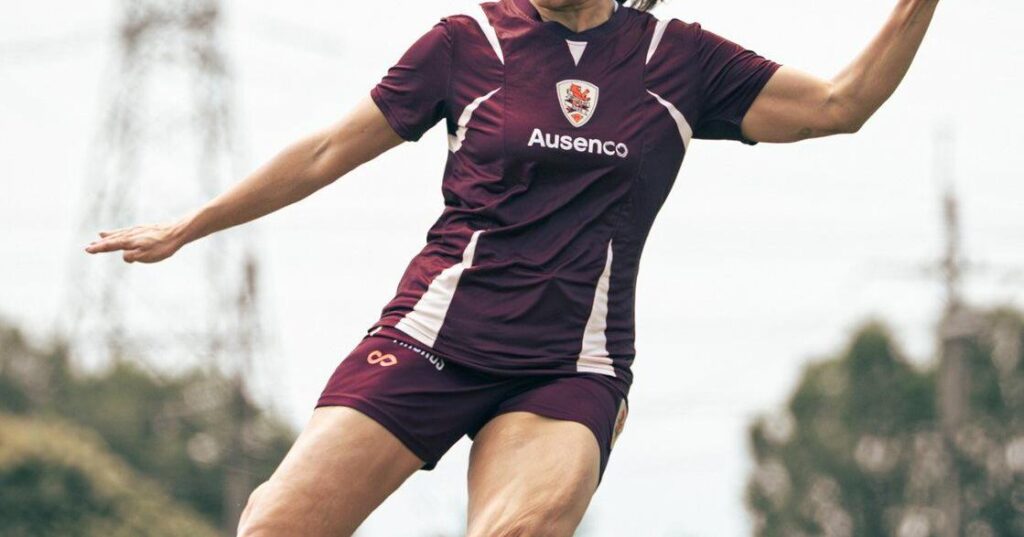 Iranian women soccer players granted asylum in Australia are pictured training in Brisbane