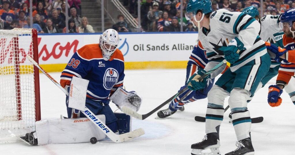 Oilers thrilled with total team effort that helped sink Sharks 5-3