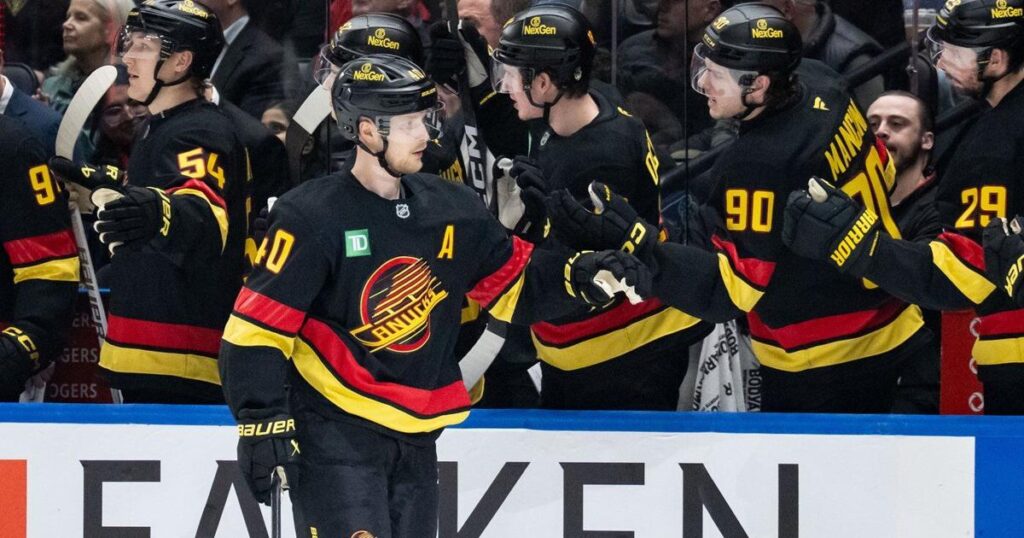 ‘He’s changed his whole mindset’: Pettersson’s work shines in Vancouver Canucks’ win