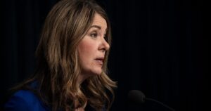 Alberta’s Smith defends gift of Saudi jet tour against accusations of entitlement