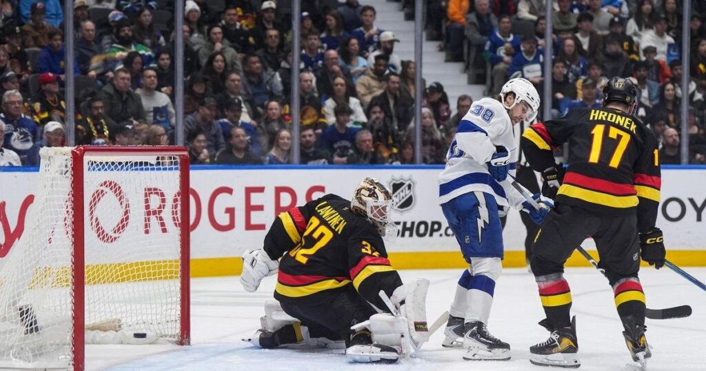 Nikita Kucherov, Anthony Cirelli lead Tampa Bay Lightning past Vancouver Canucks 6-2