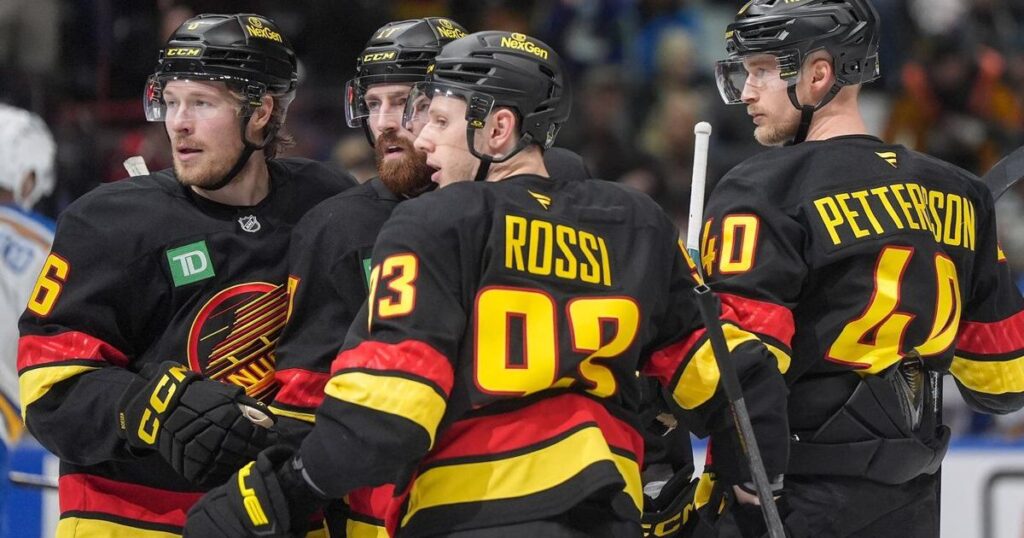 Rossi’s impressive rise a positive during Canucks’ demise