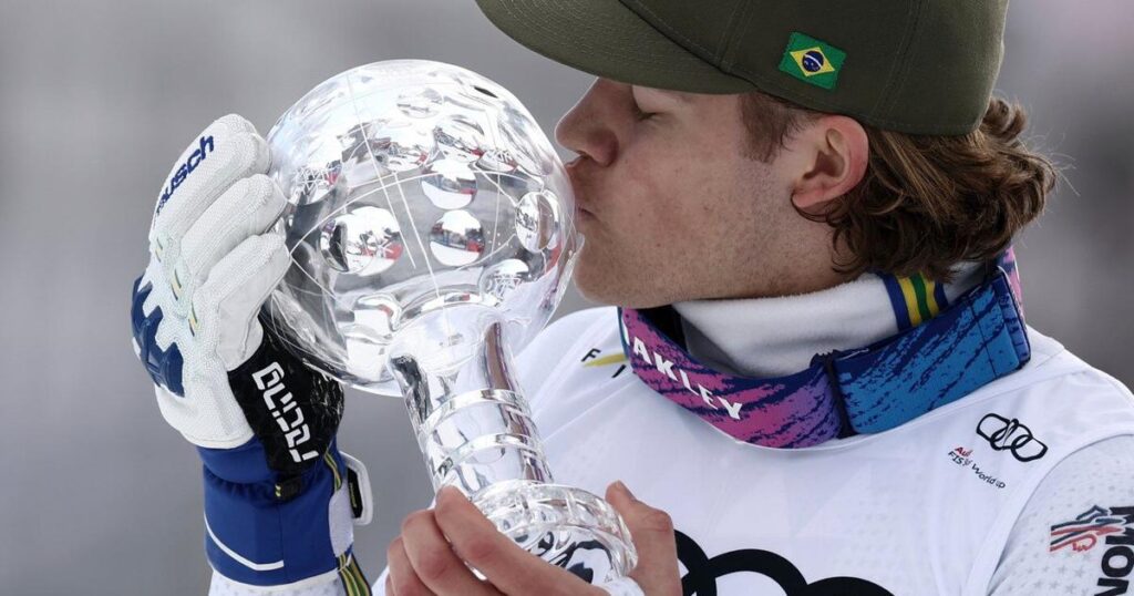 Brazilian skier Pinheiro Braathen wins World Cup giant slalom to take season title