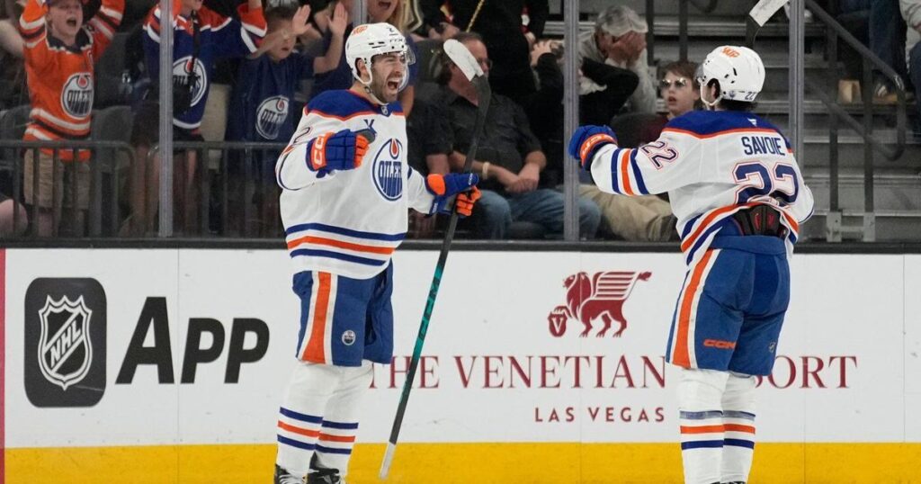 Bouchard scores in overtime as Oilers beat Golden Knights 4-3
