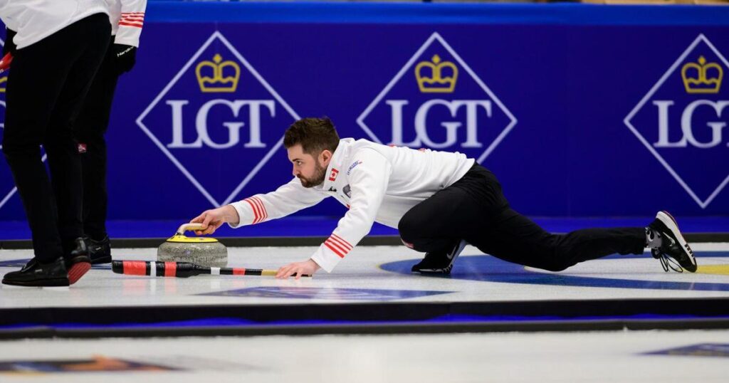 Canada’s Dunstone beats Italy’s Spiller 9-7 to reach semis at men’s curling worlds