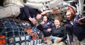 Canadian Jeremy Hansen, Artemis II crew splash down in Pacific after moon trip