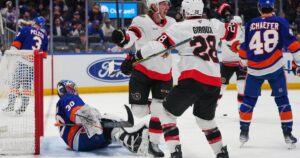 Senators clinch post-season berth after Devils top Red Wings