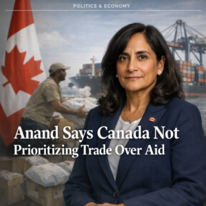 Anand Says Canada Not Prioritizing Trade Over Aid