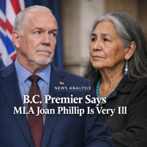 B.C. Premier Says MLA Joan Phillip Is Very Ill B.C. Premier Says MLA Joan Phillip Is Very Ill