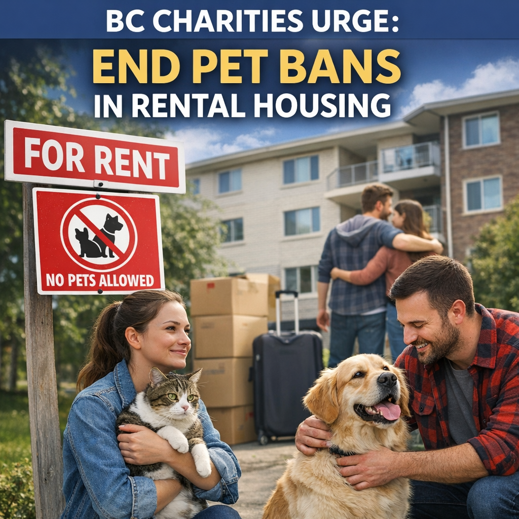 Illustration of BC Charities Urge End to Pet Bans in Rental Housing