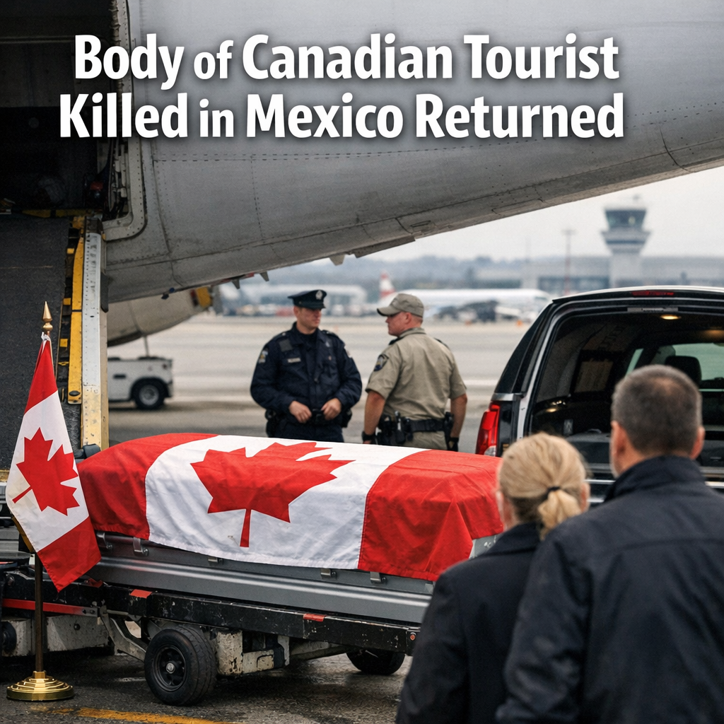 Illustration of Body of Canadian Tourist Killed in Mexico Returned