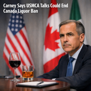 Carney Says USMCA Talks Could End Canada Liquor Ban Carney Says USMCA Talks Could End Canada Liquor Ban