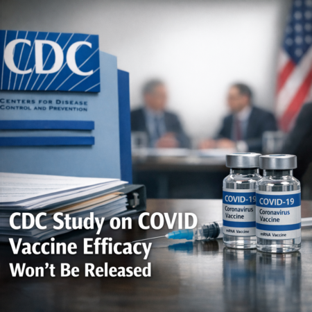 CDC Study on COVID Vaccine Efficacy Won’t Be Released