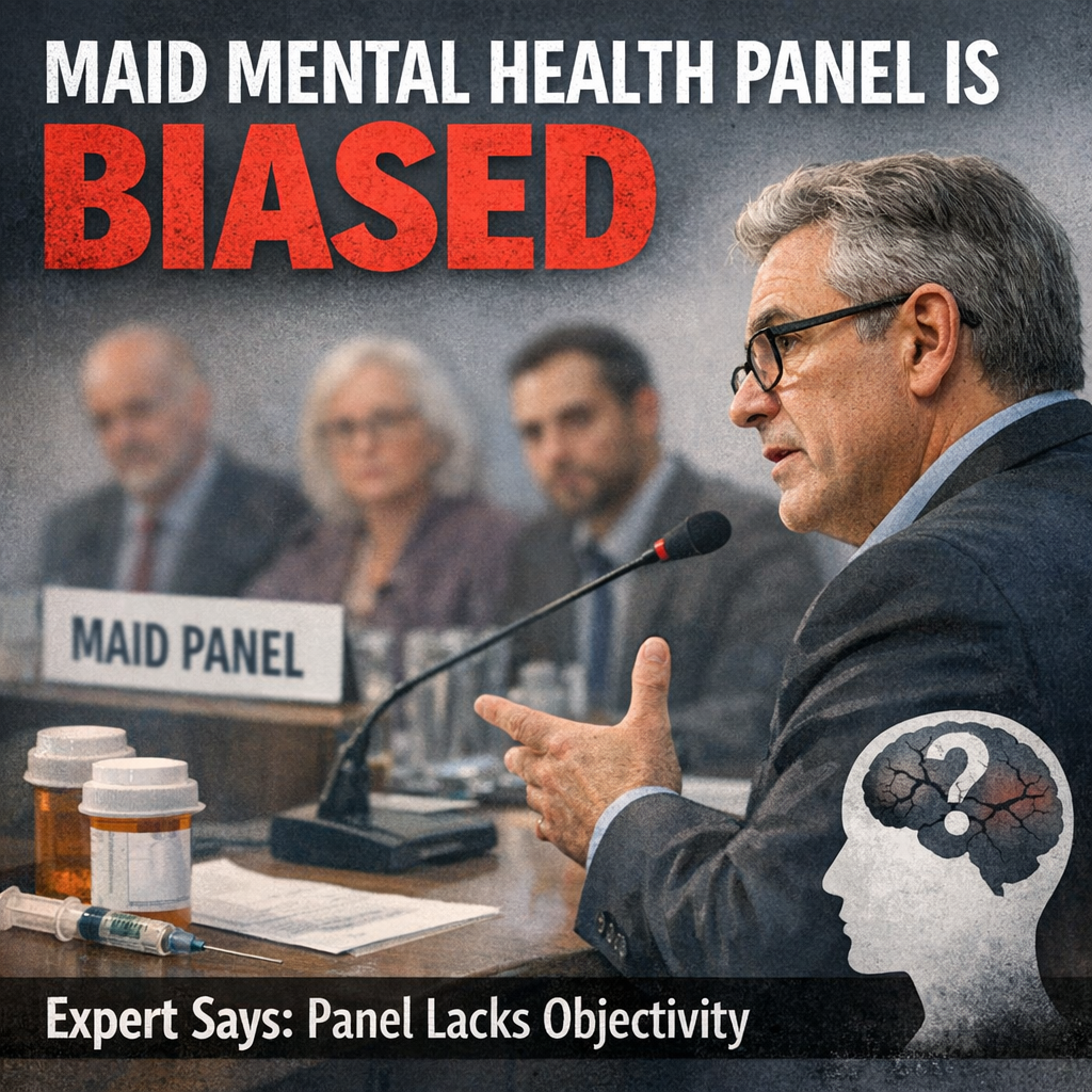 Illustration of Expert Says MAID Mental Health Panel Is Biased
