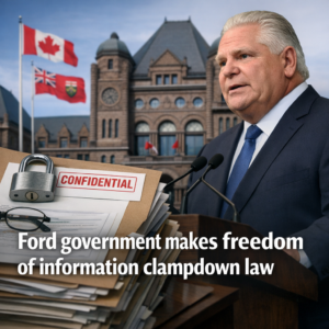 Ford government makes freedom of information clampdown law