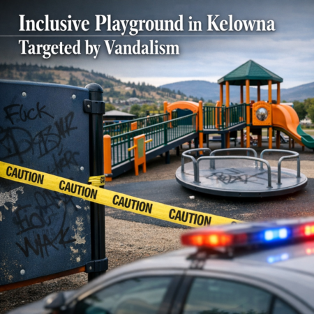Inclusive Playground in Kelowna Targeted by Vandalism