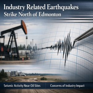 Industry Related Earthquakes Strike North of Edmonton