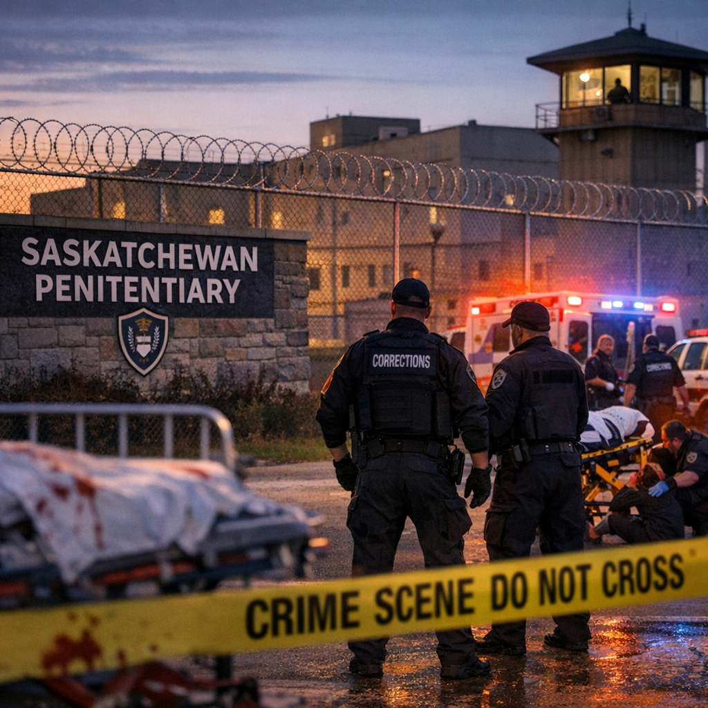 Illustration of Inmate Dead, 2 Injured After Fight at Saskatchewan Penitentiary