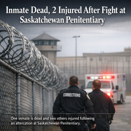 Inmate Dead, 2 Injured After Fight at Saskatchewan Penitentiary