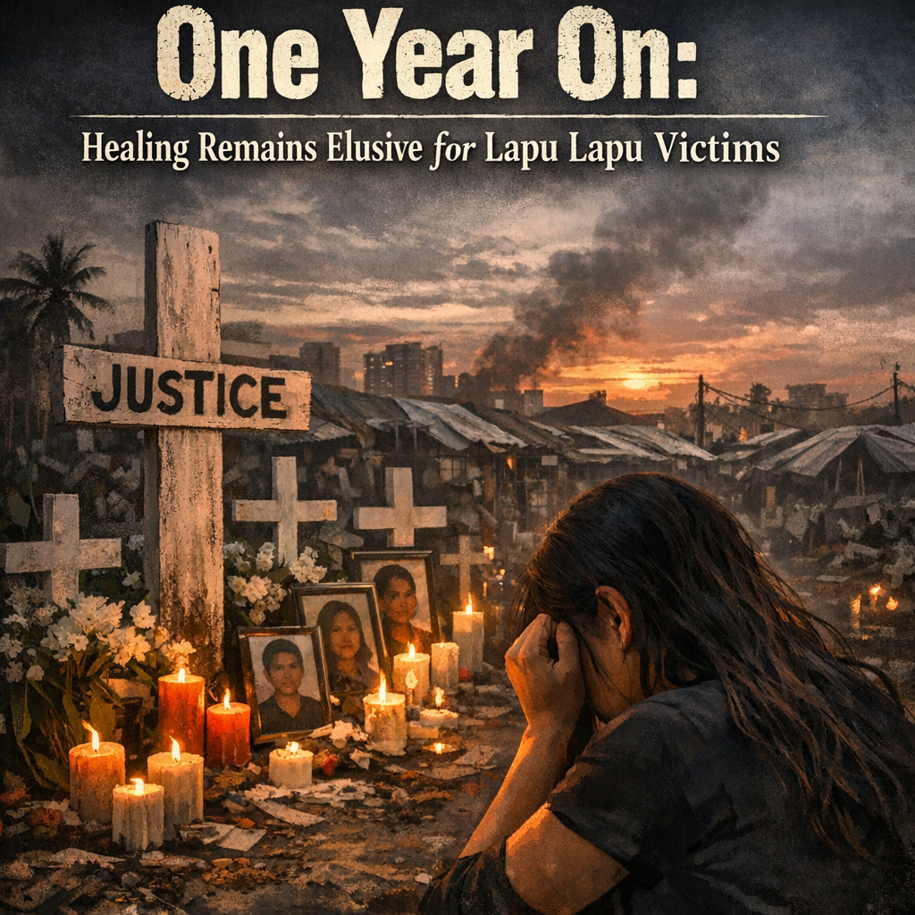 Illustration of One Year On Healing Remains Elusive for Lapu Lapu Victims