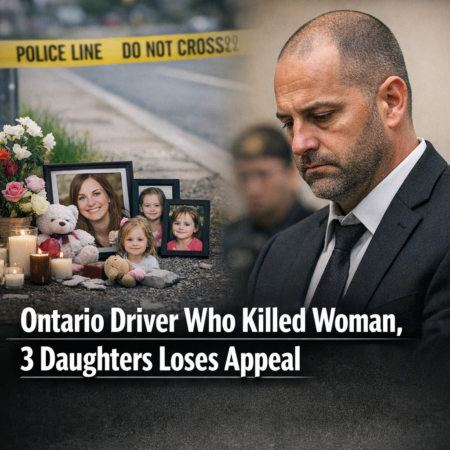 Ontario Driver Who Killed Woman, 3 Daughters Loses Appeal